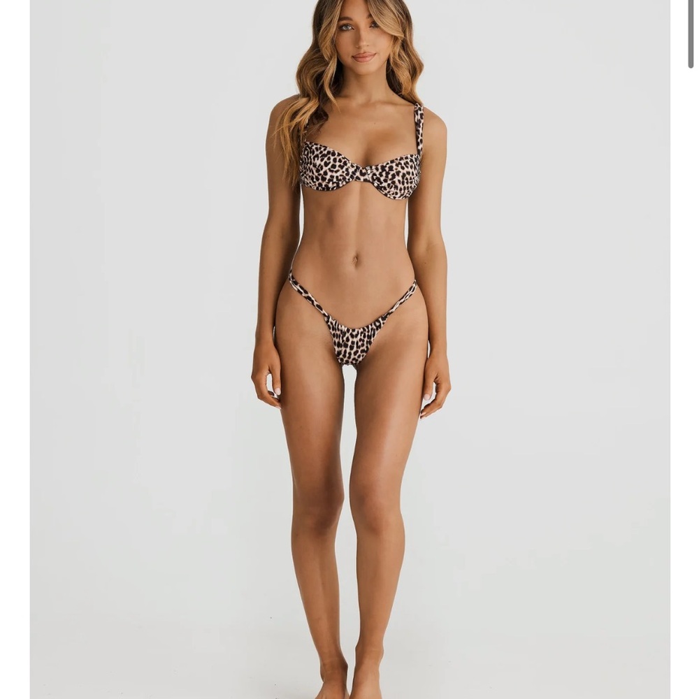 Leopard Print Vacay Swimwear Bikini Set